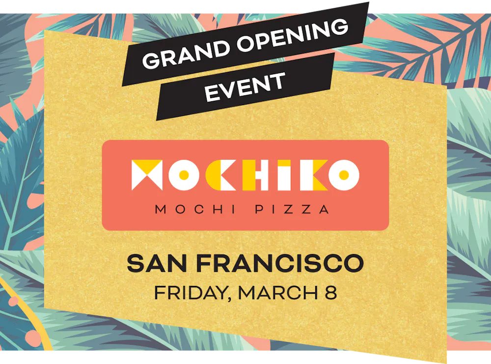 Grand Opening Event Mochi Pizza Mochiko Grand Opening Event Mochi Pizza Mochiko