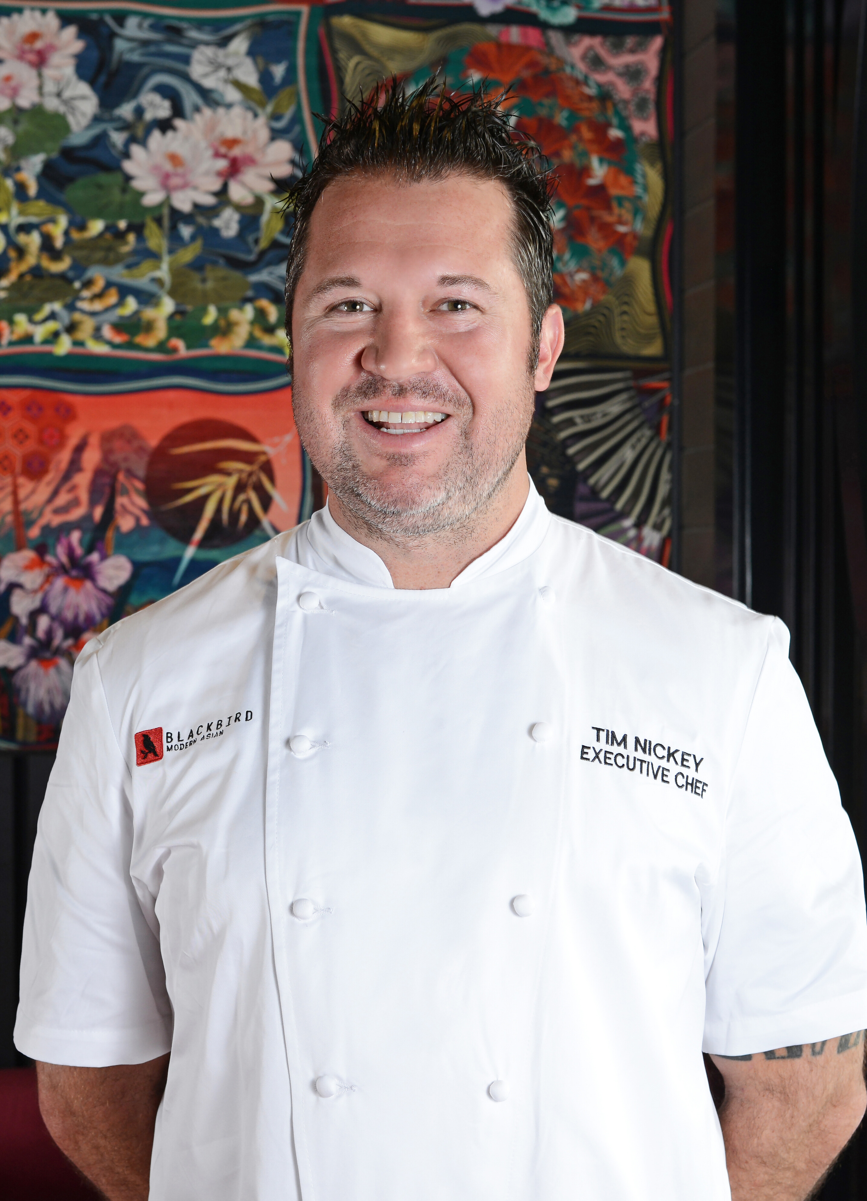 a man looking at the camera