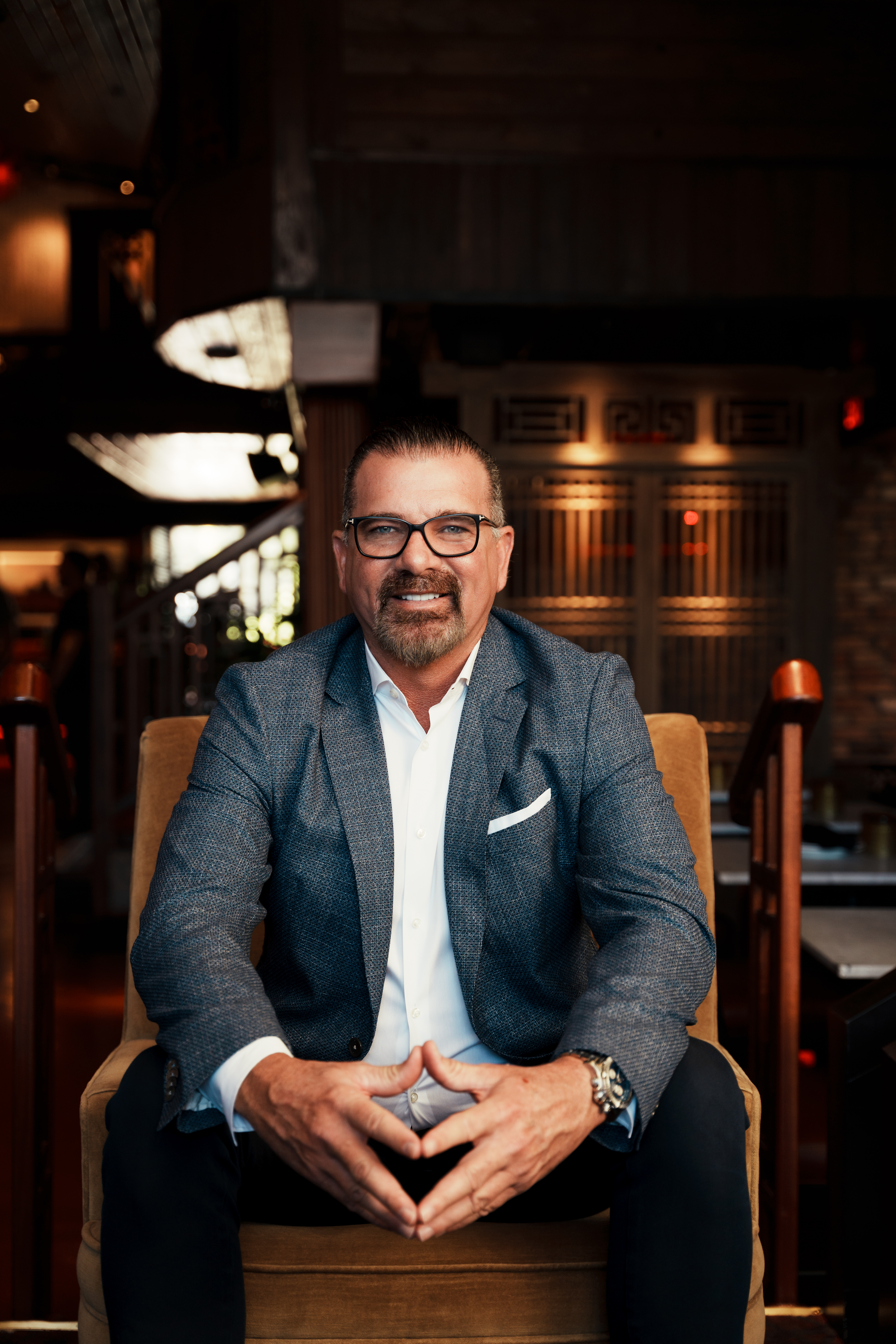 a man wearing a suit and tie