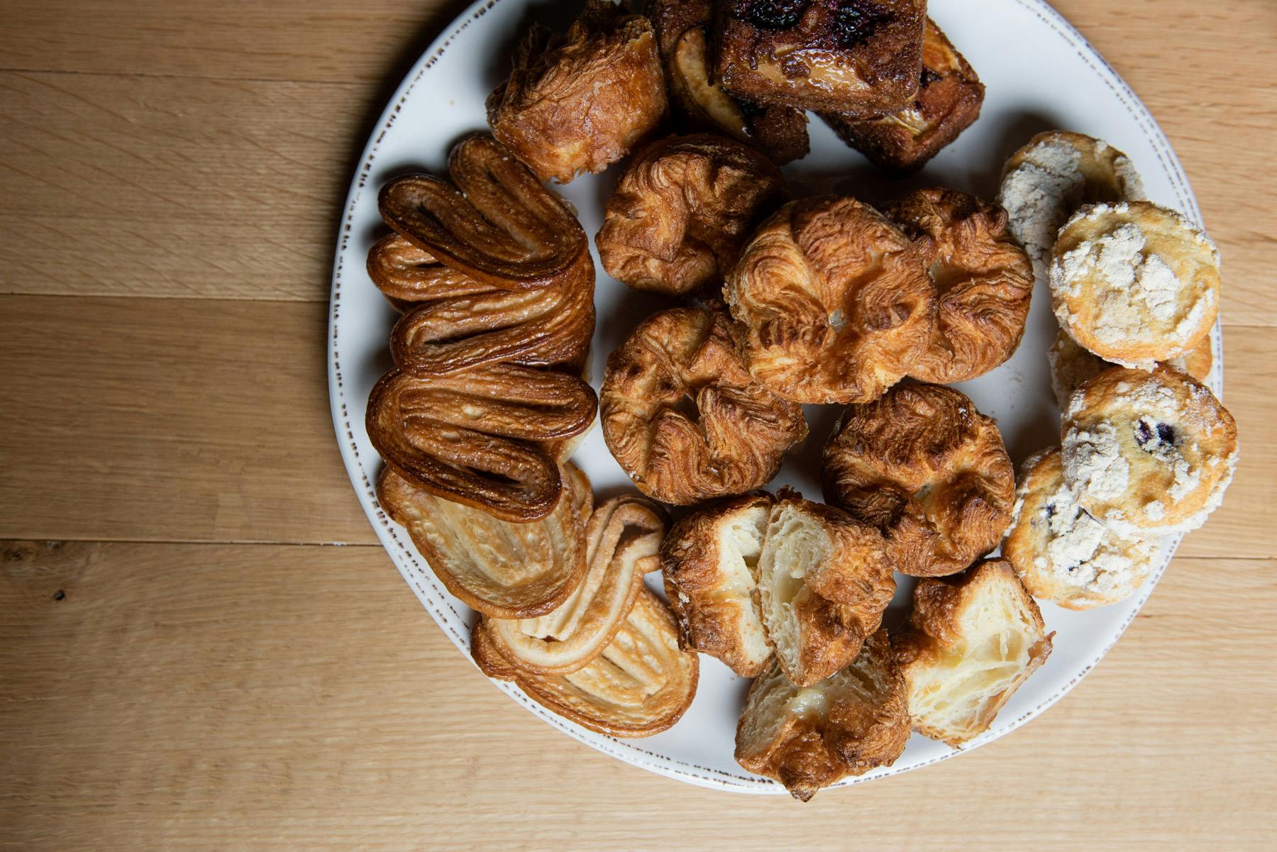 a plate of food on a table