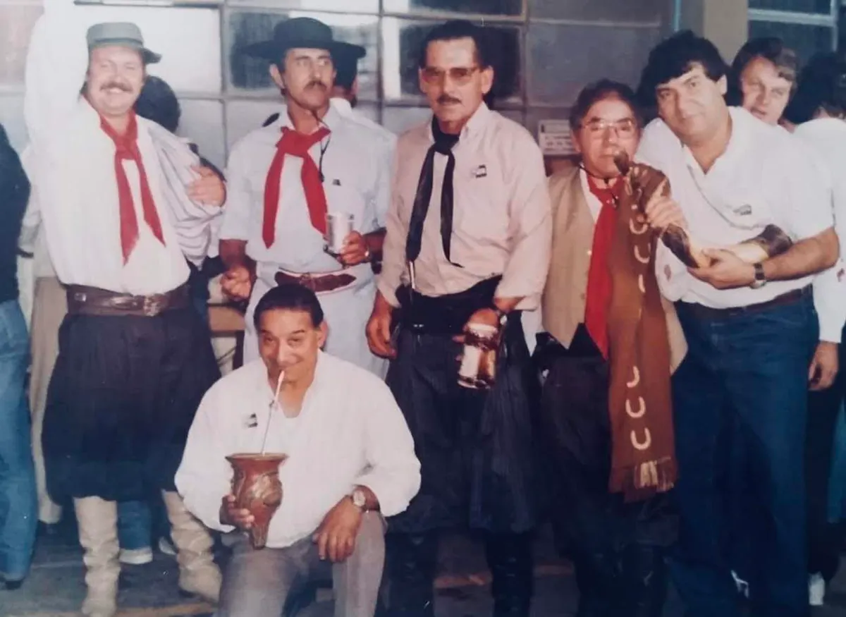 a group of people posing for the camera
