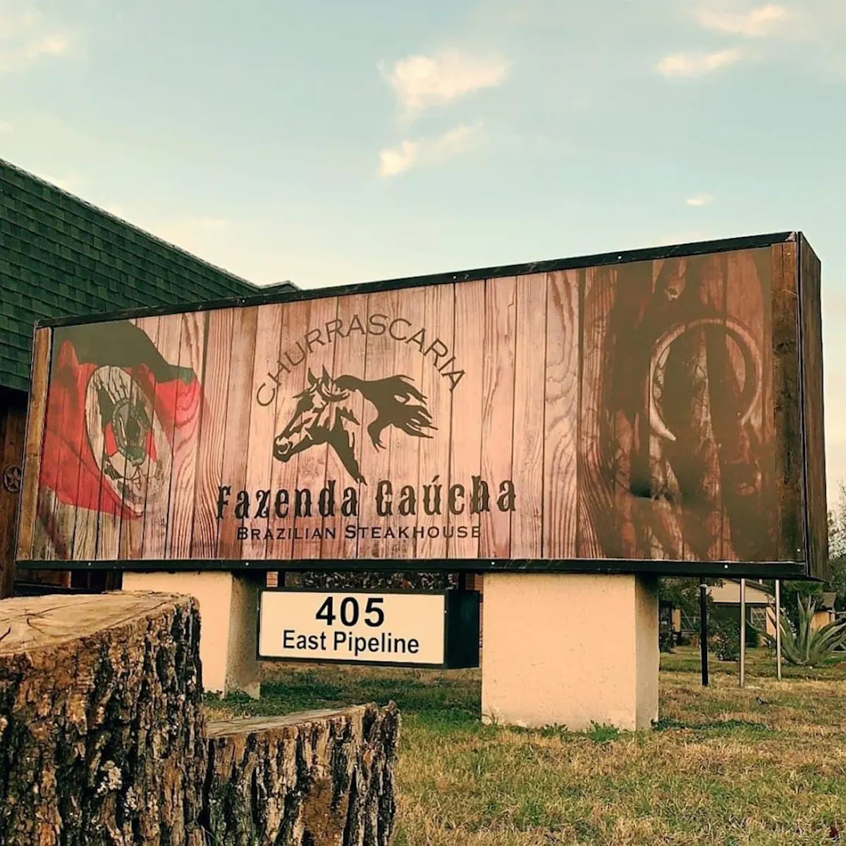 a sign on the side of a building