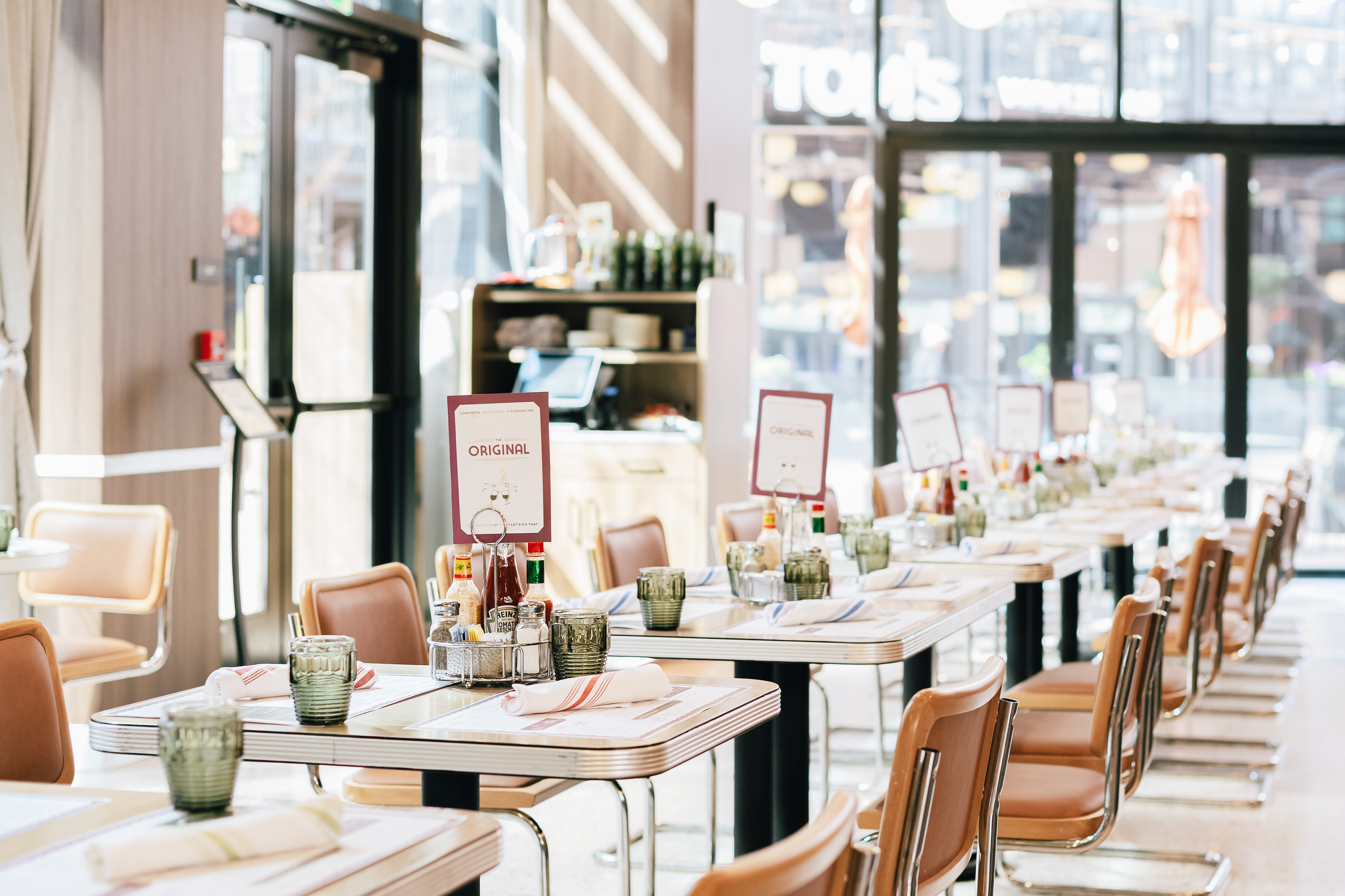 a dining room table
