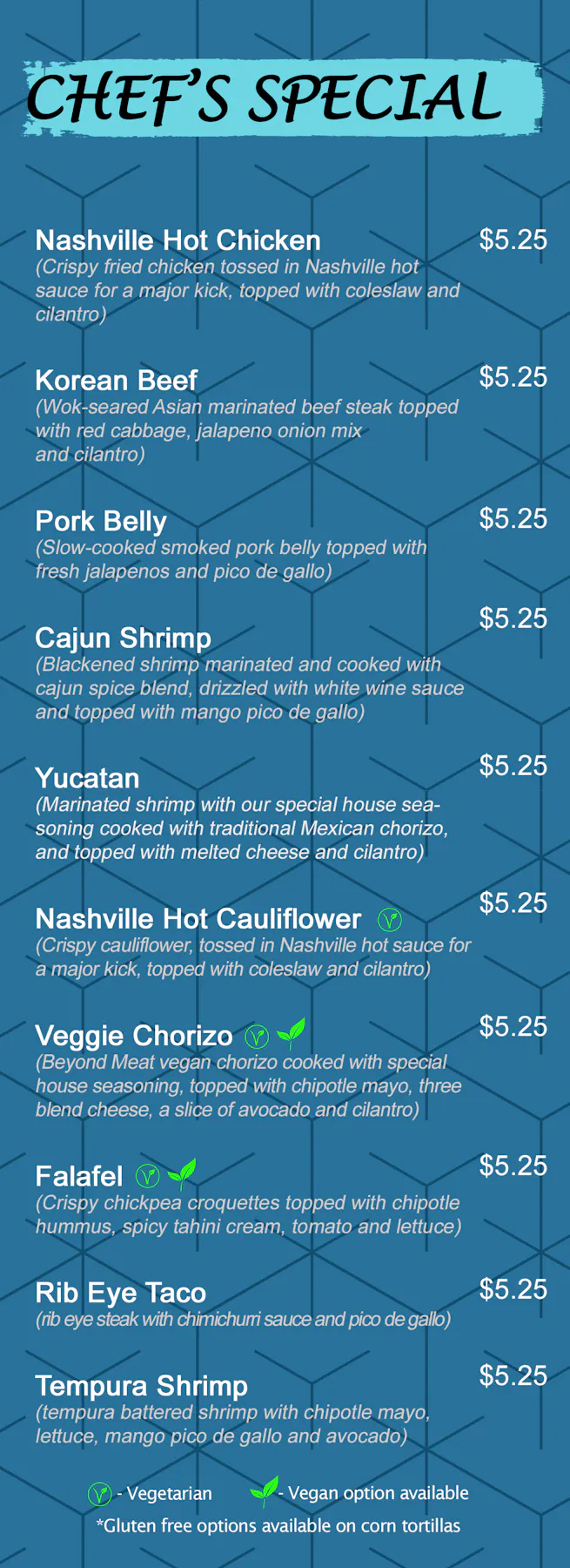 Rosemont Menu Landing | TacoMaya in IL