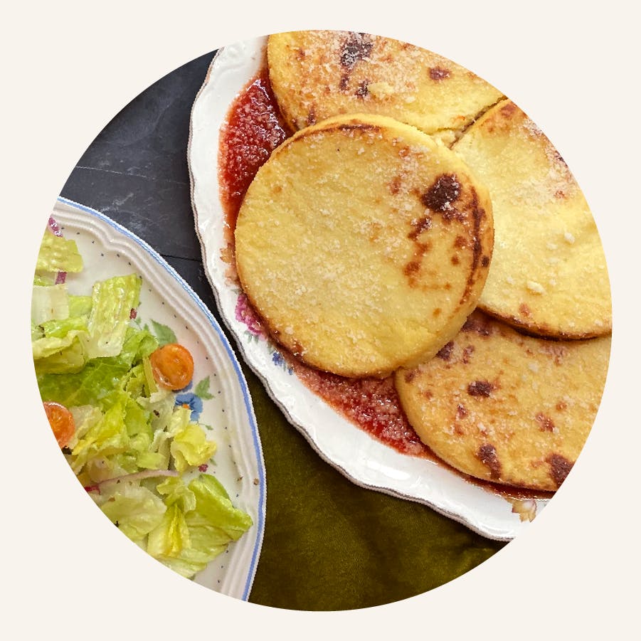 a plate of food