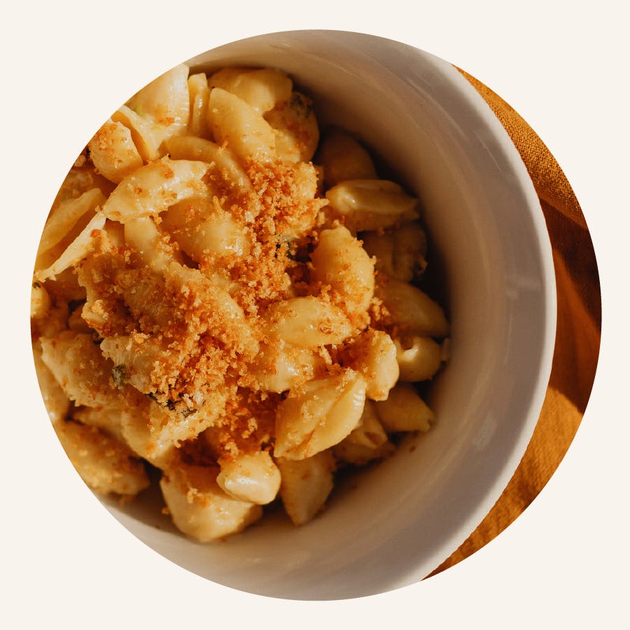 a bowl of food on a plate