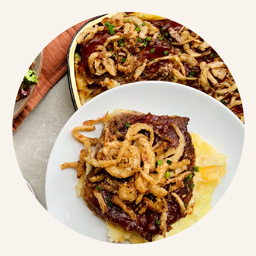 a plate of food