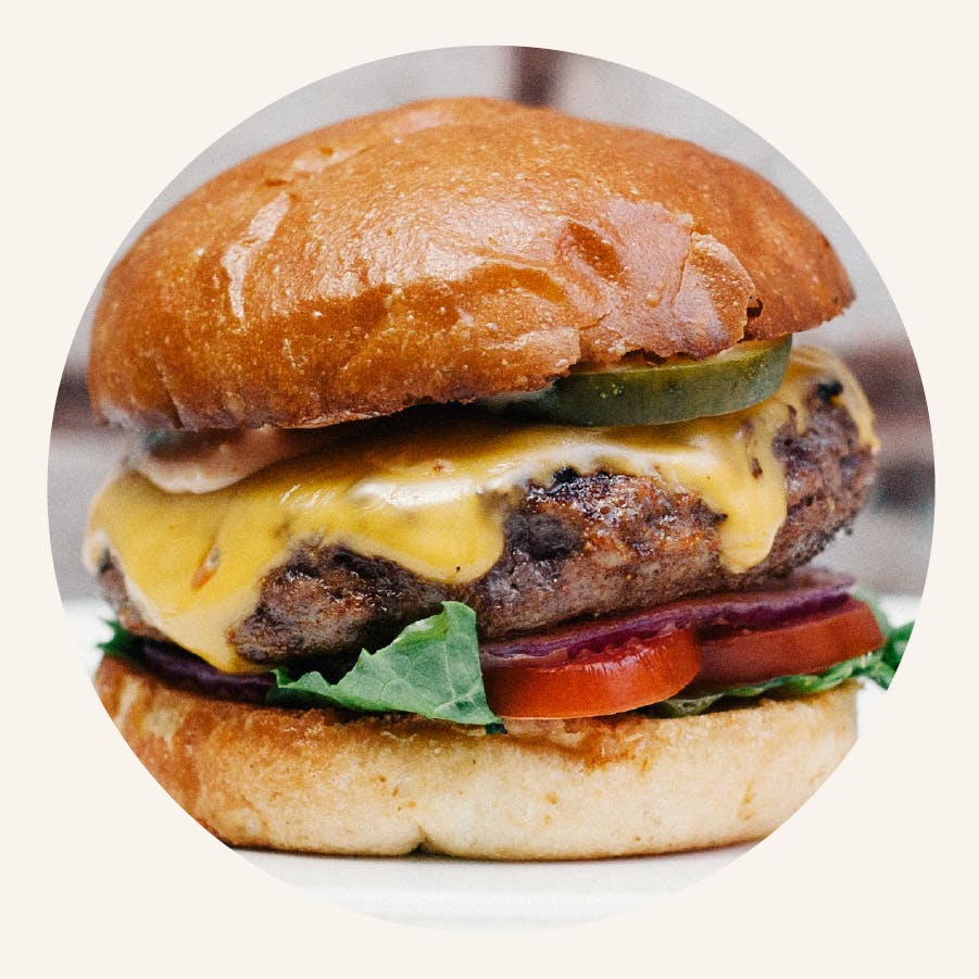 a close up of a sandwich on a plate