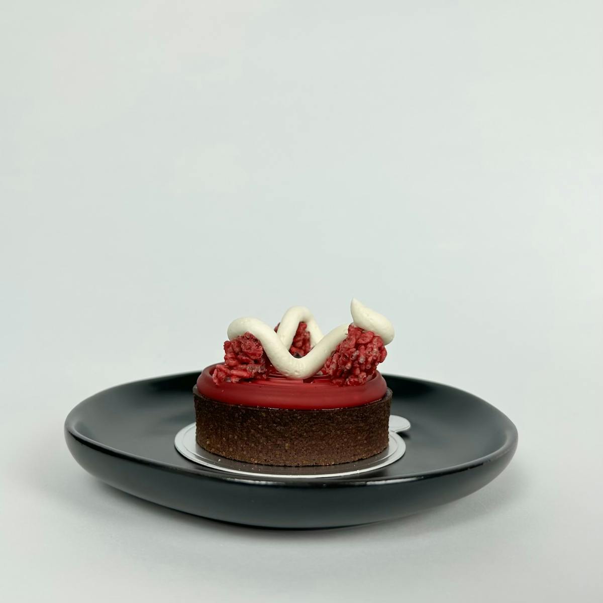 a piece of cake on a plate