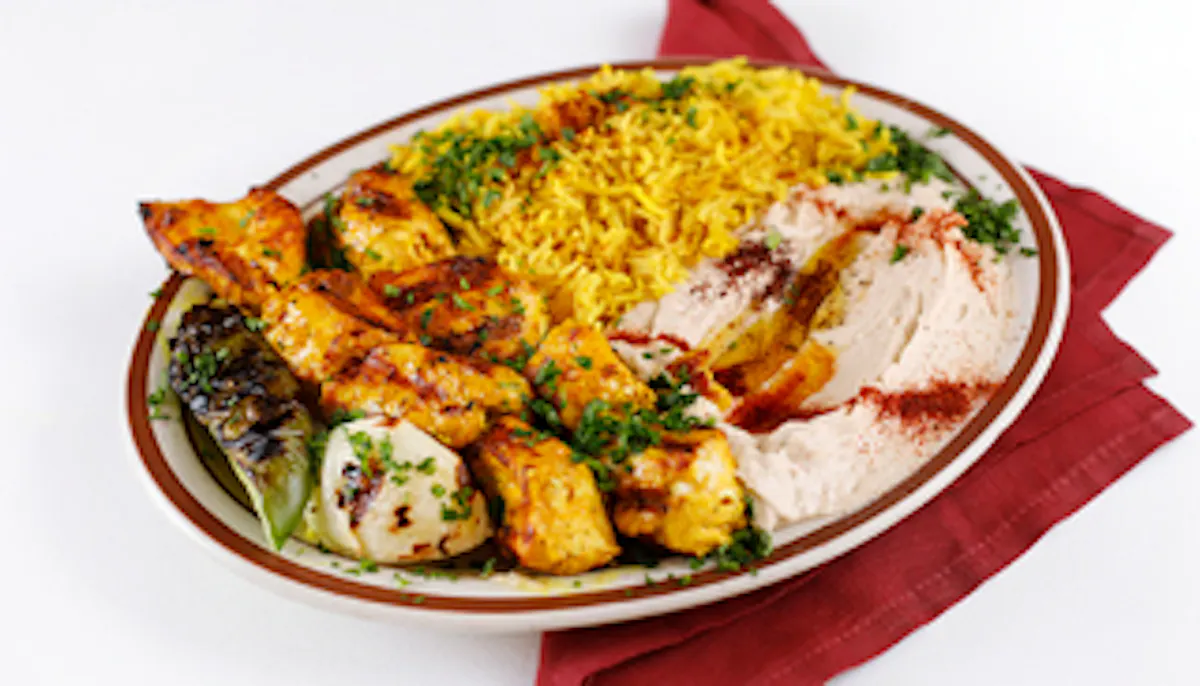 a plate of food