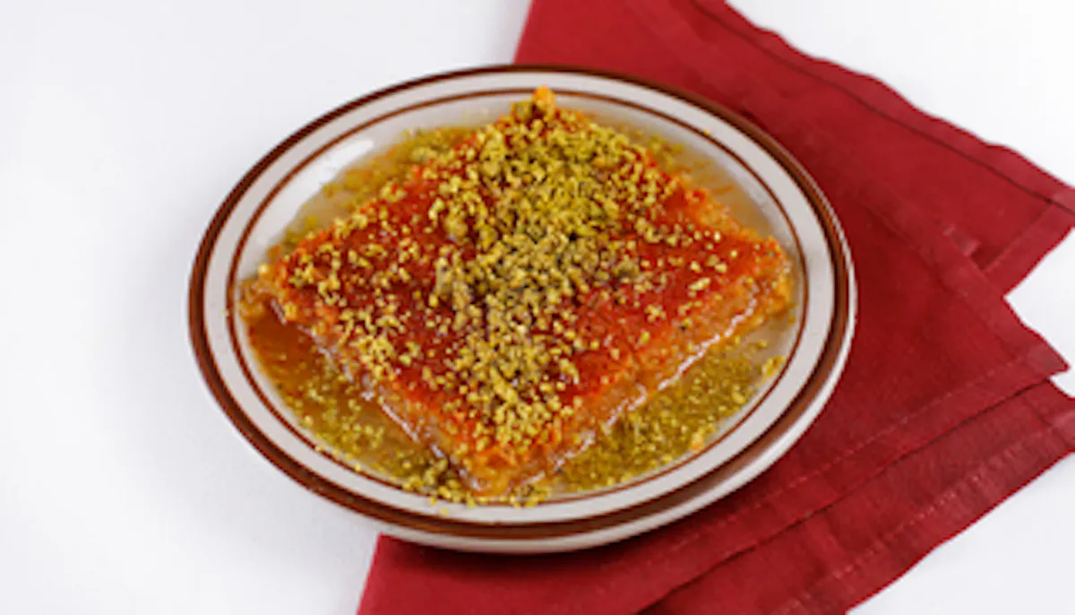 a close up of a plate of food