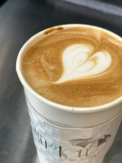 a cup of coffee