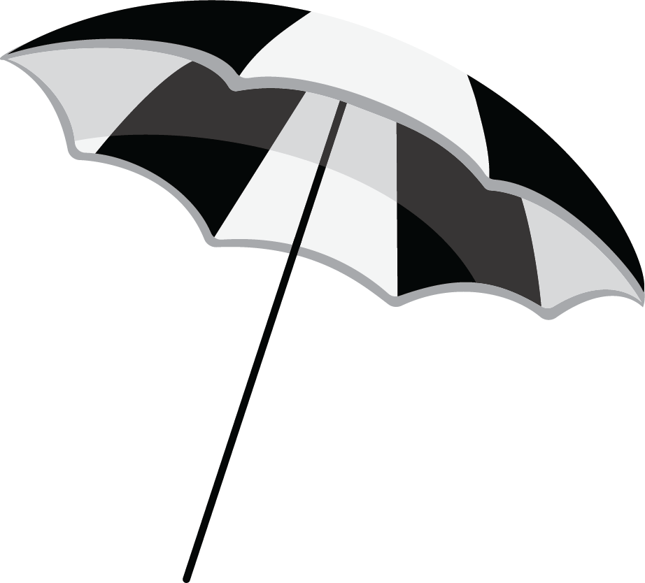a close up of an umbrella