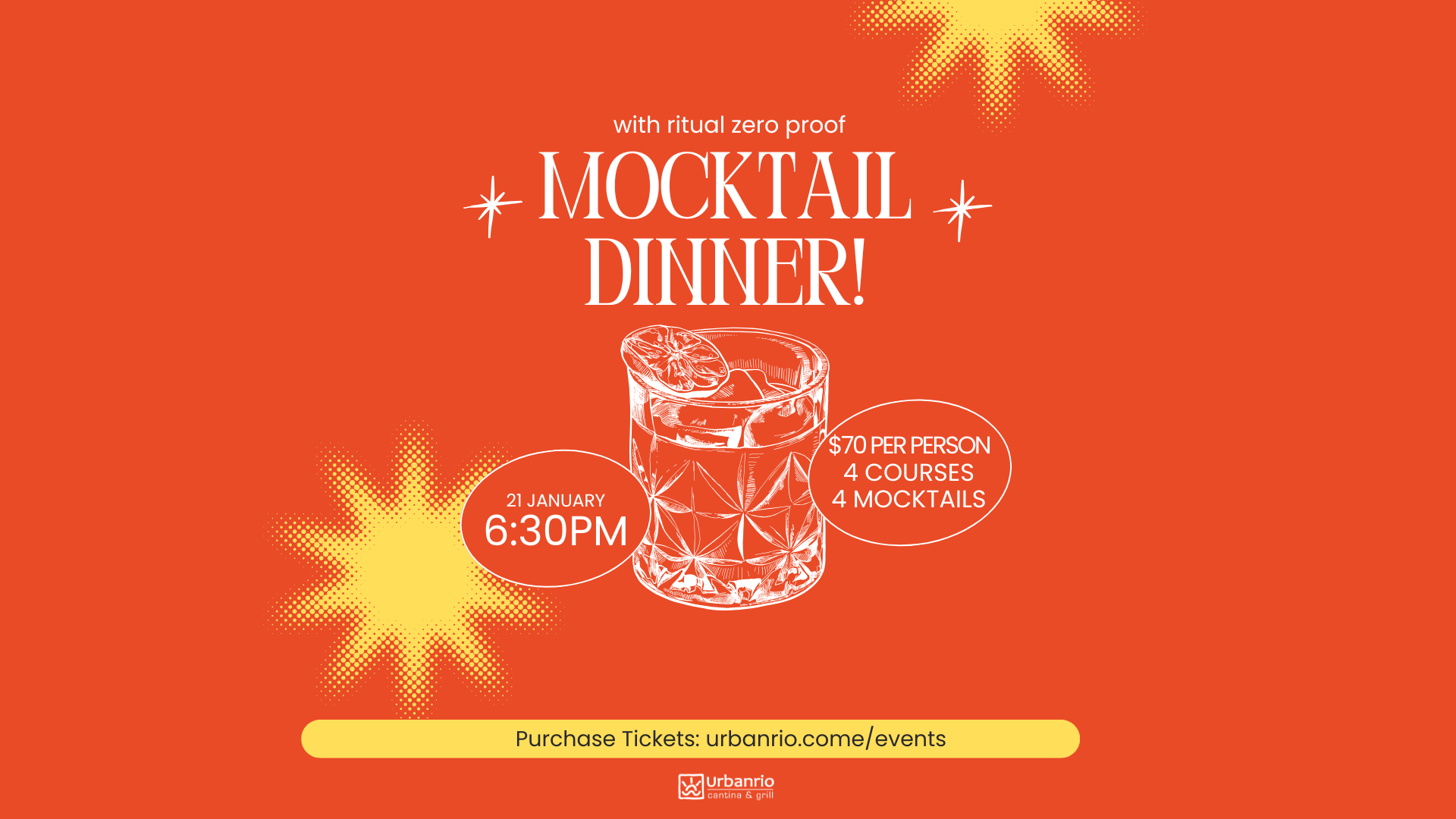 Mocktail Dinner with Ritual Zero Proof | Urban Rio and Cantina ...