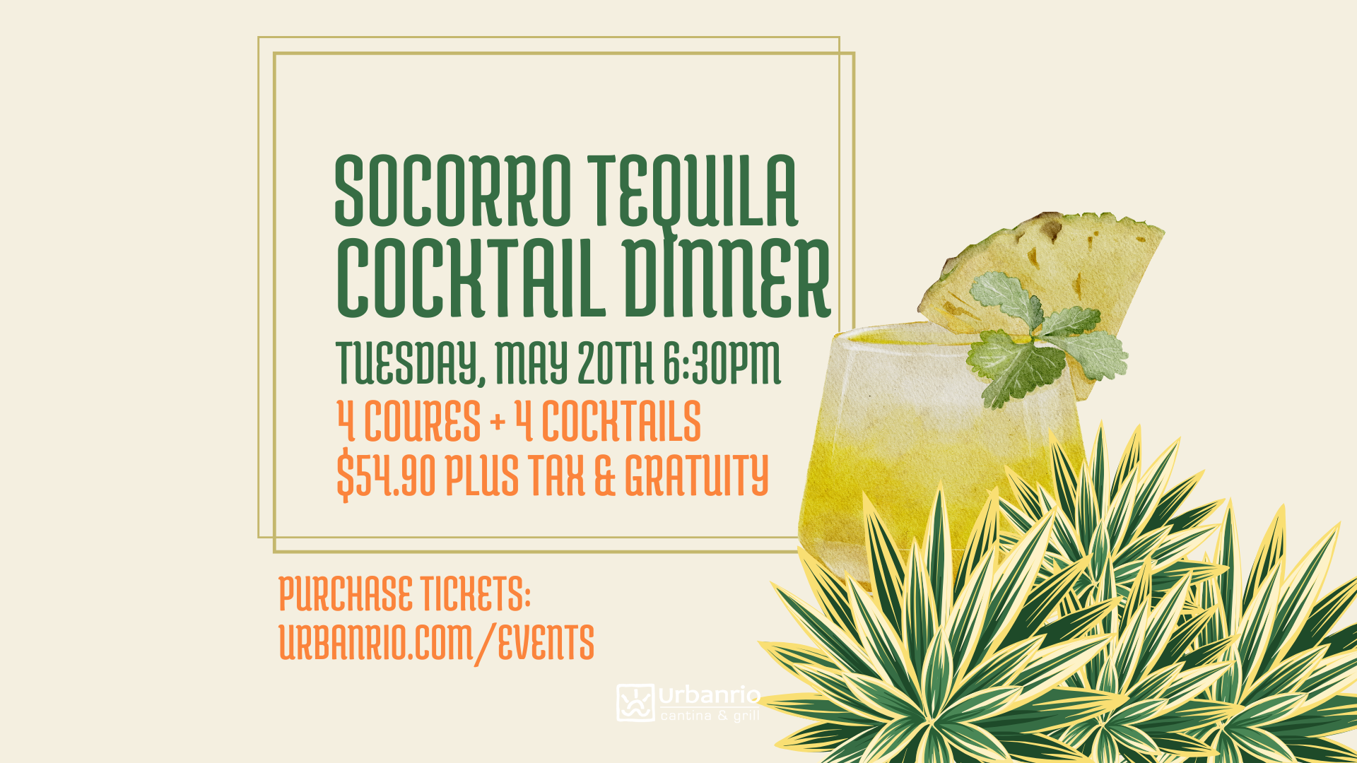 soccoro tequila dinner