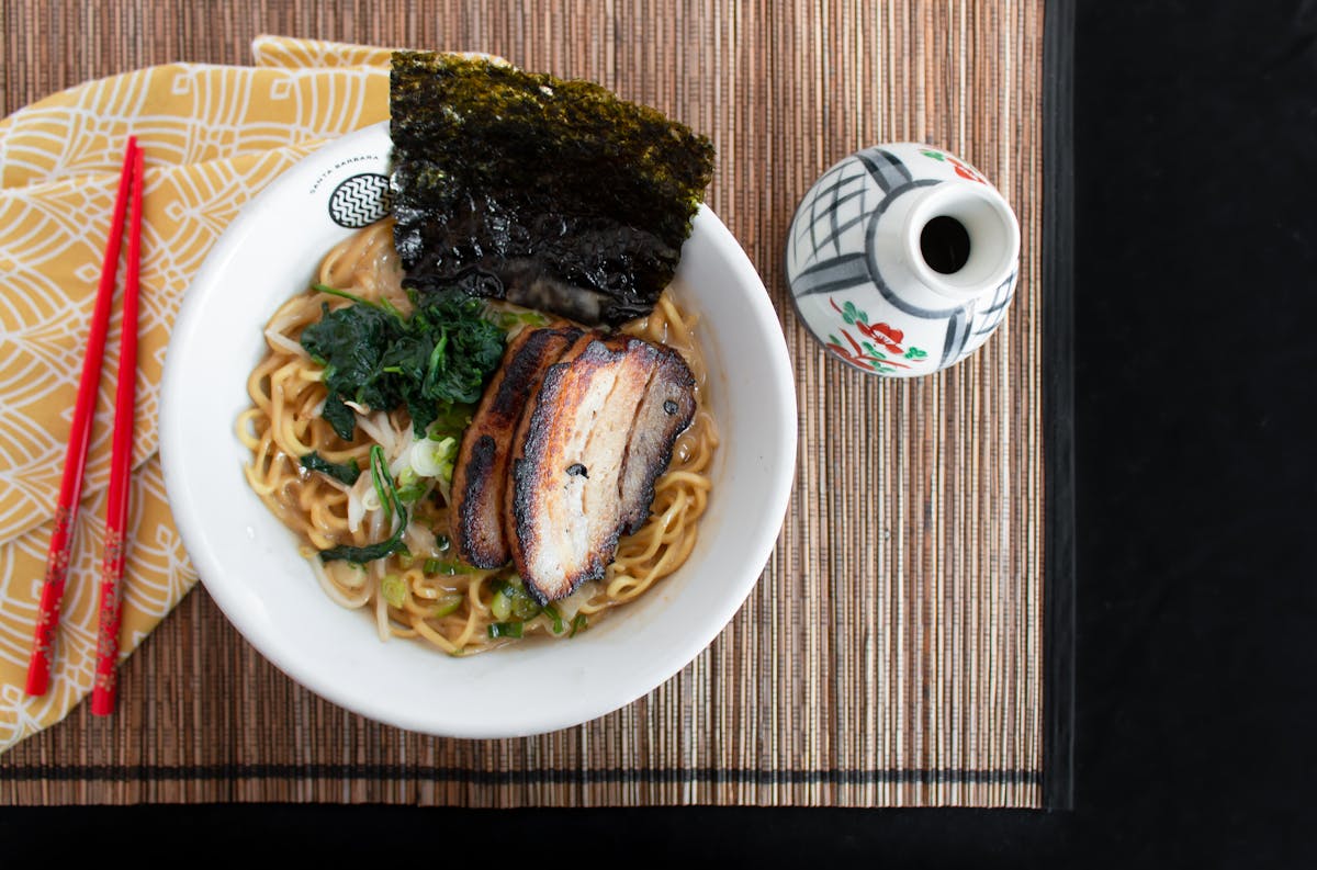 a bowl of food on a plate