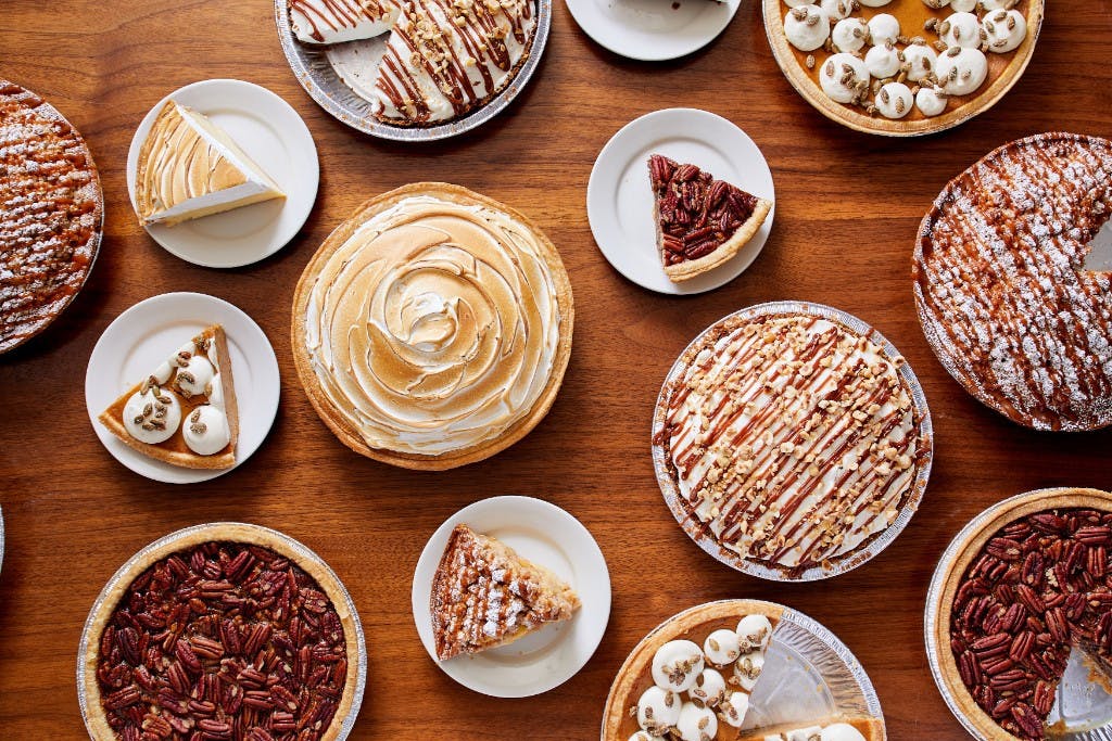 a selection of homemade baked goods from Maialino