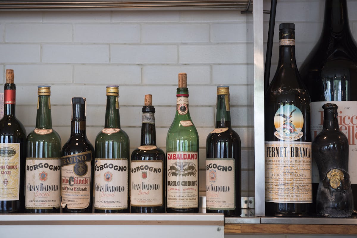 Maialino's collection of vintage amari