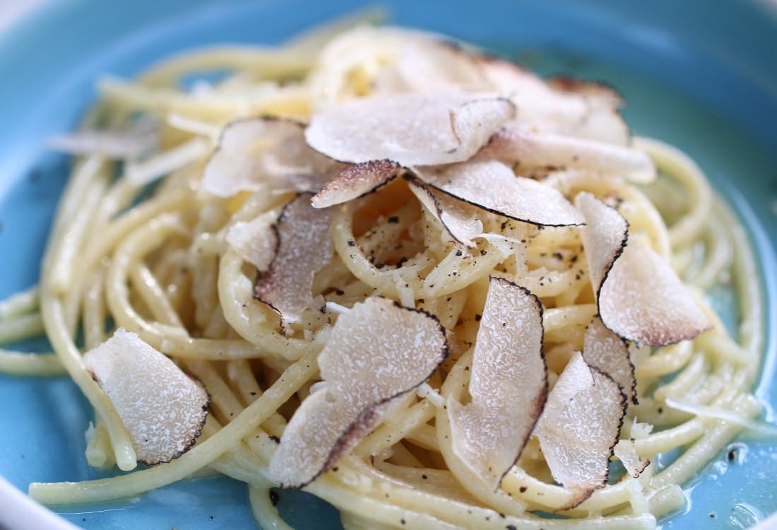 a close up of a plate of food