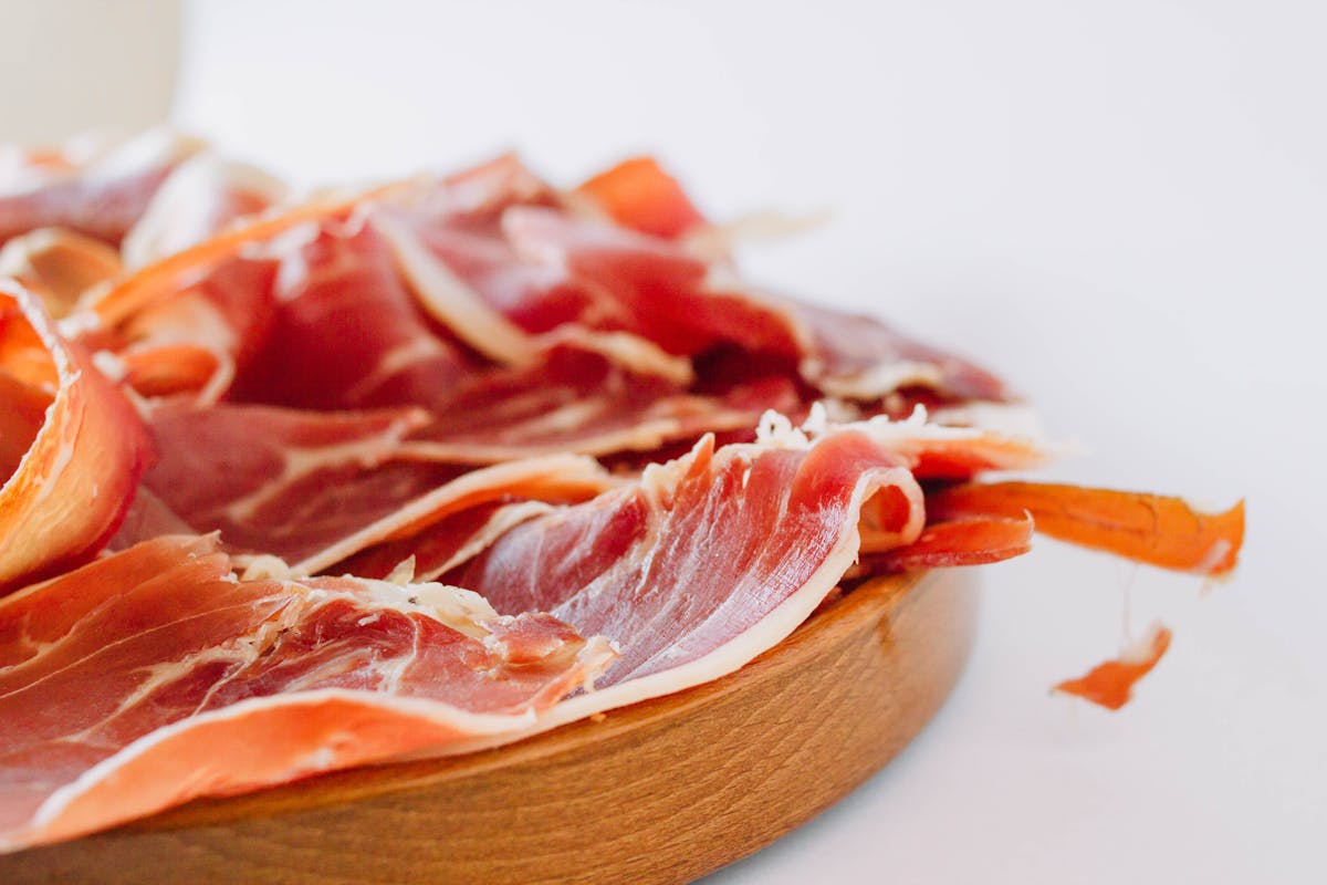 a piece of food on a plate