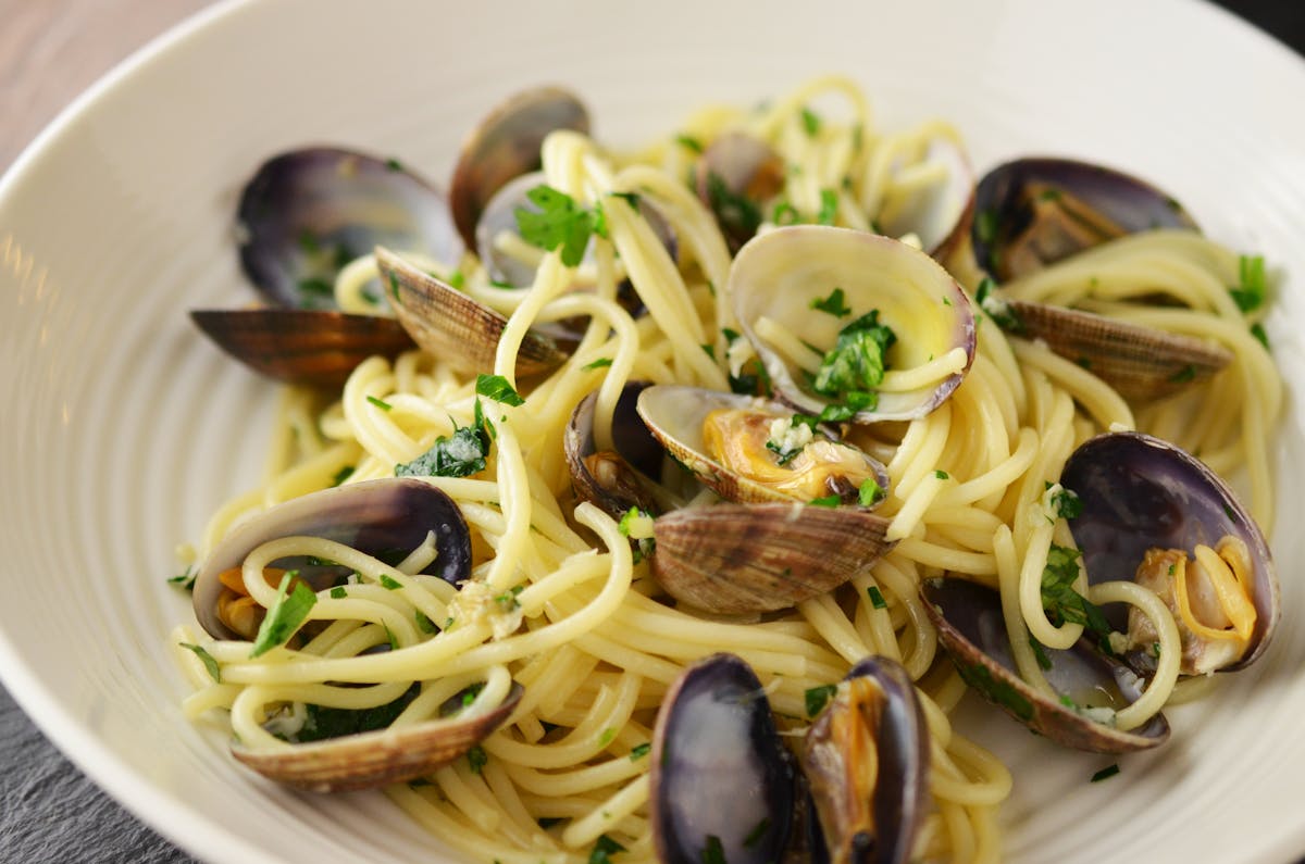 a bowl of food on a plate