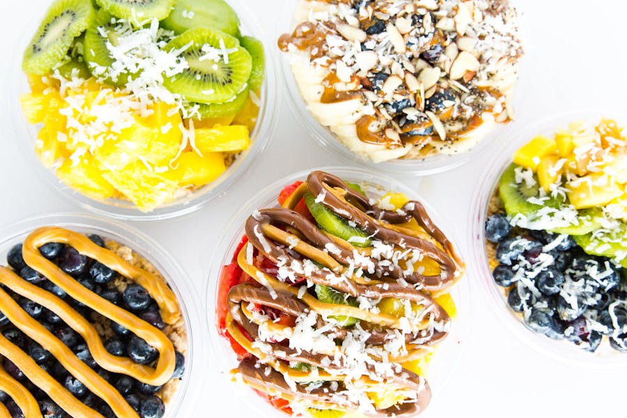 Frutta Bowls Menus Acai, Kale, Pitaya Bowls & More