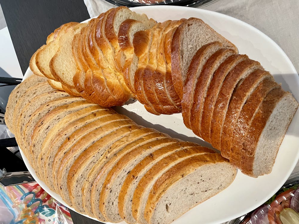 a doughnut on a plate