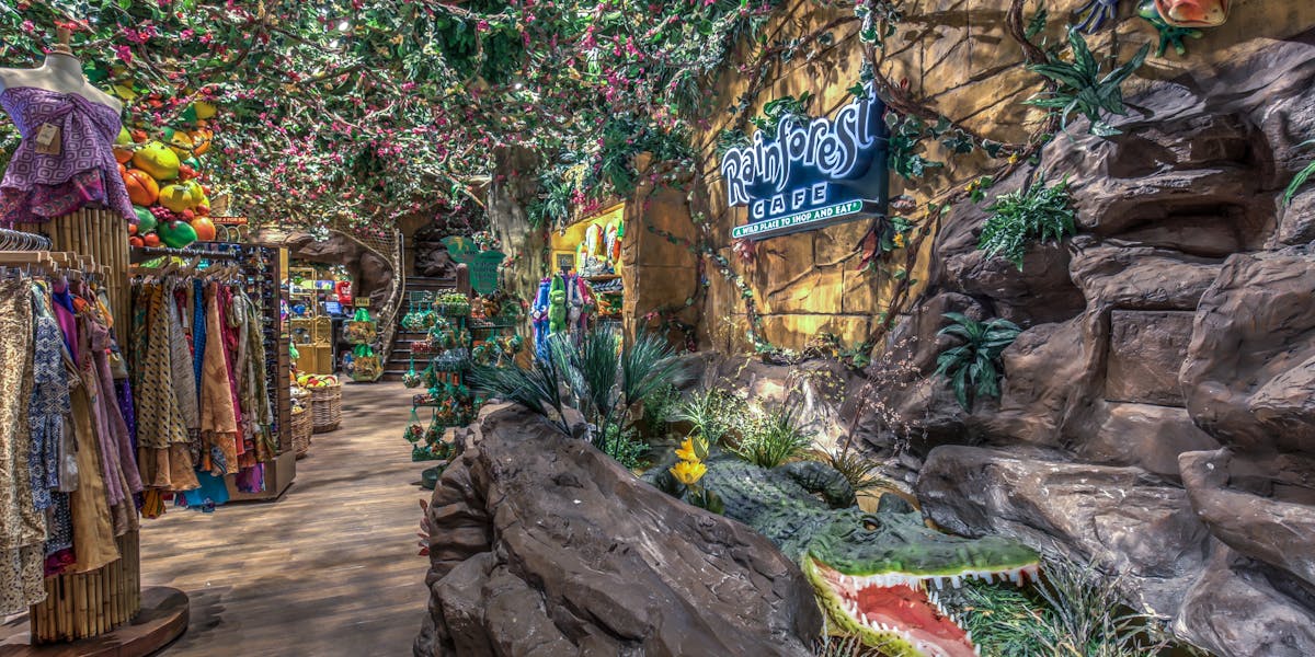 Las Vegas, NV | Hours + Location | Rainforest Cafe | Jungle-Themed