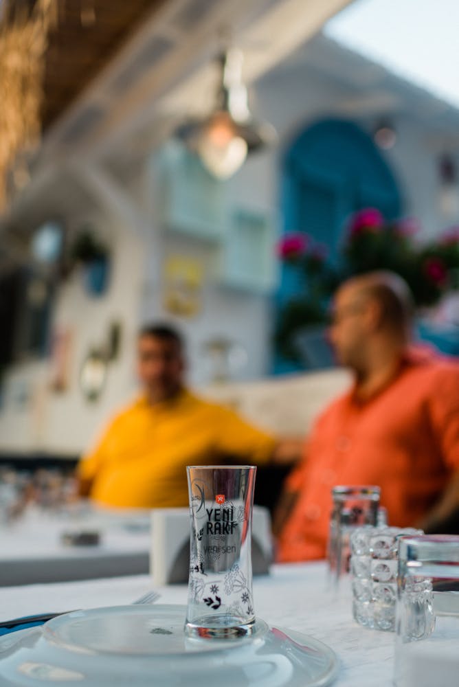 a person sitting at a table