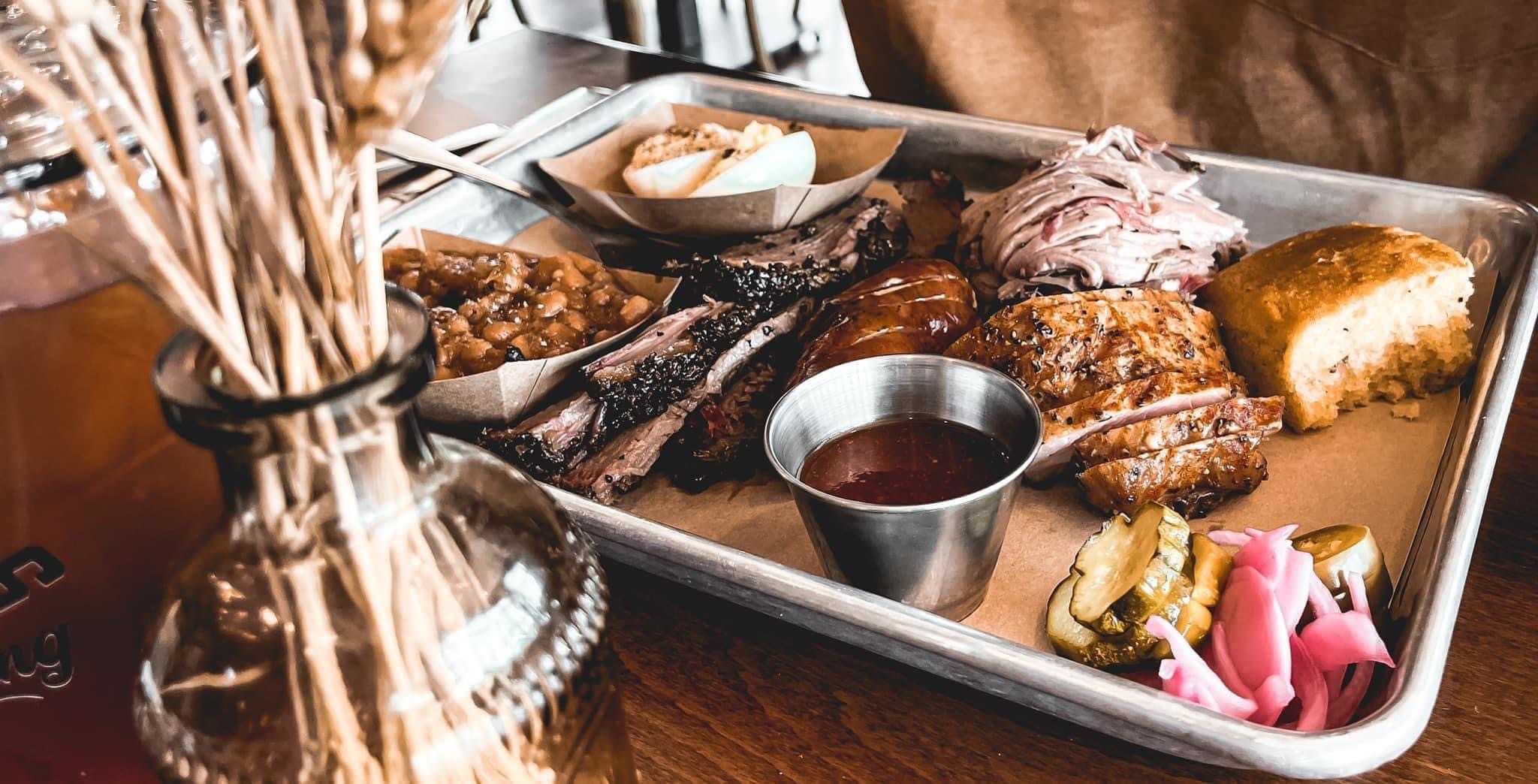 food on a table