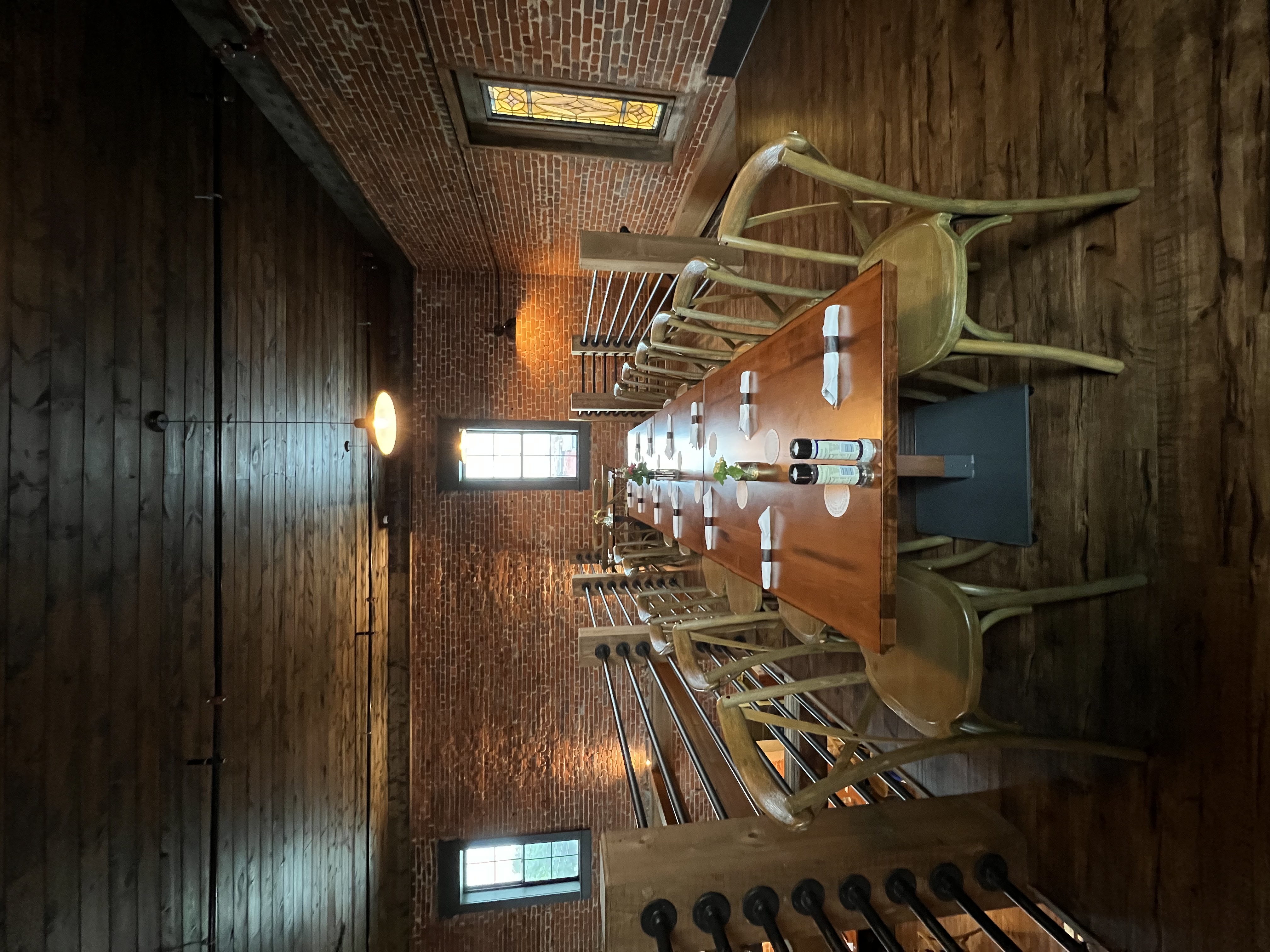 a dining room table