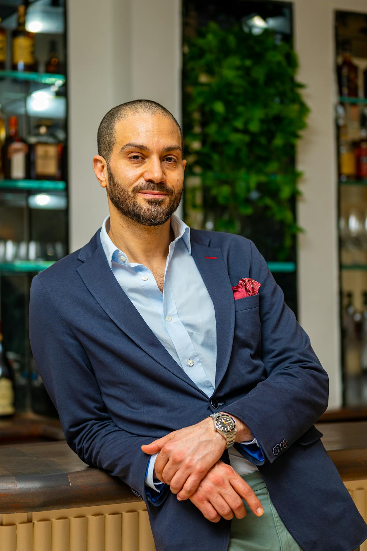a man wearing a suit and tie