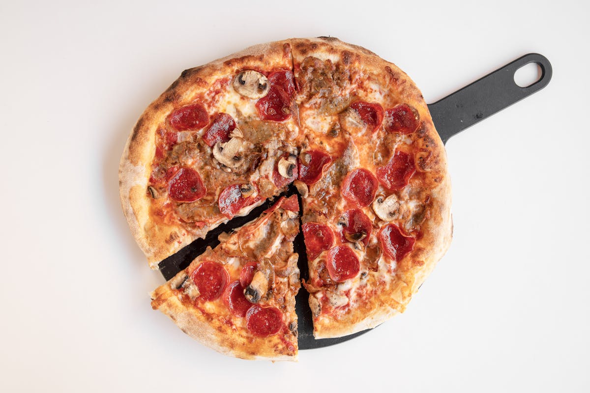 a slice of pizza