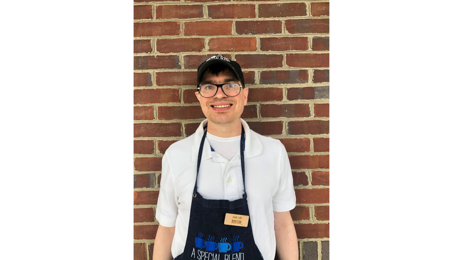 a person standing posing for the camera