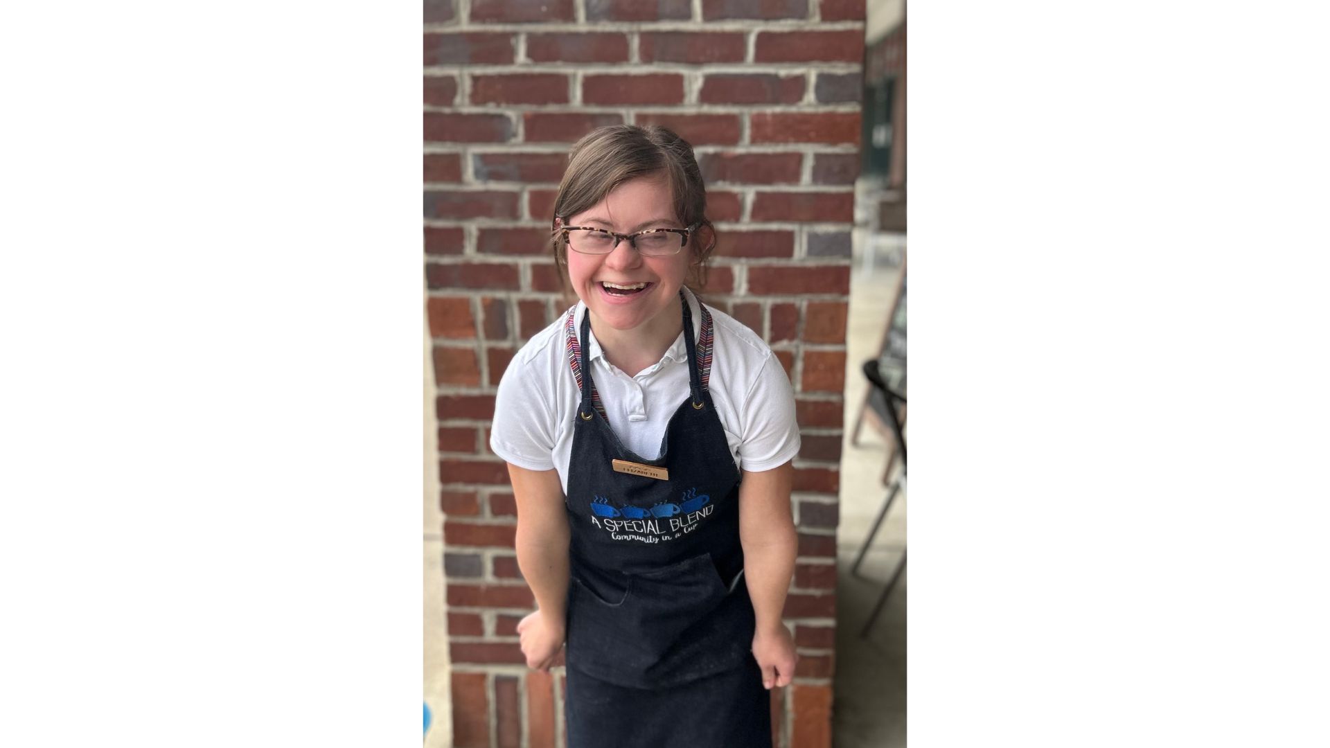 a person standing posing for the camera