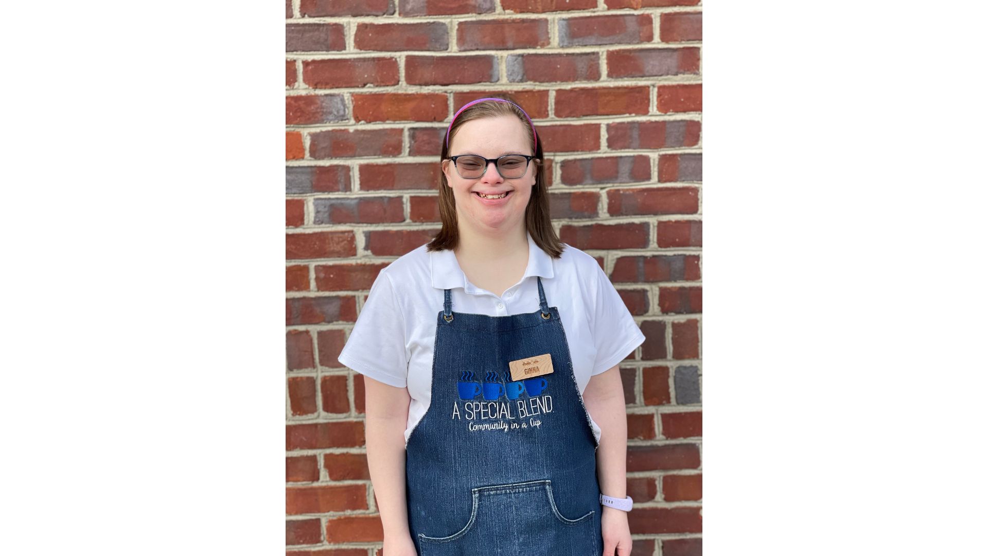 a person standing posing for the camera