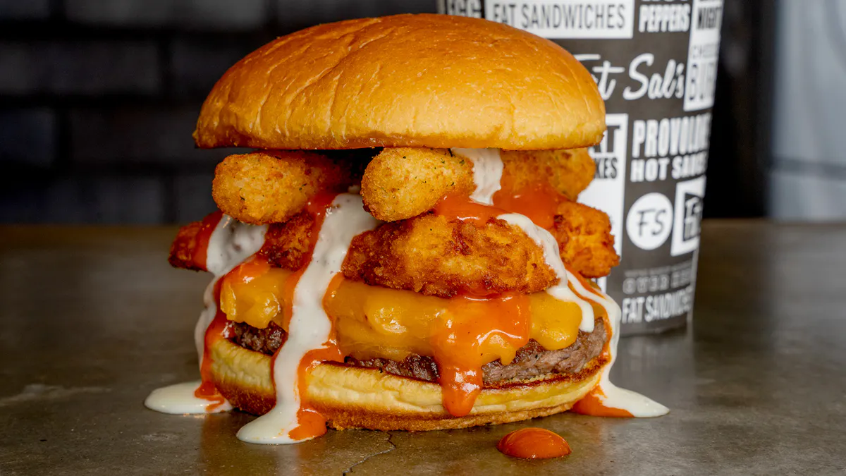 Buffalo Chicken Double Smash