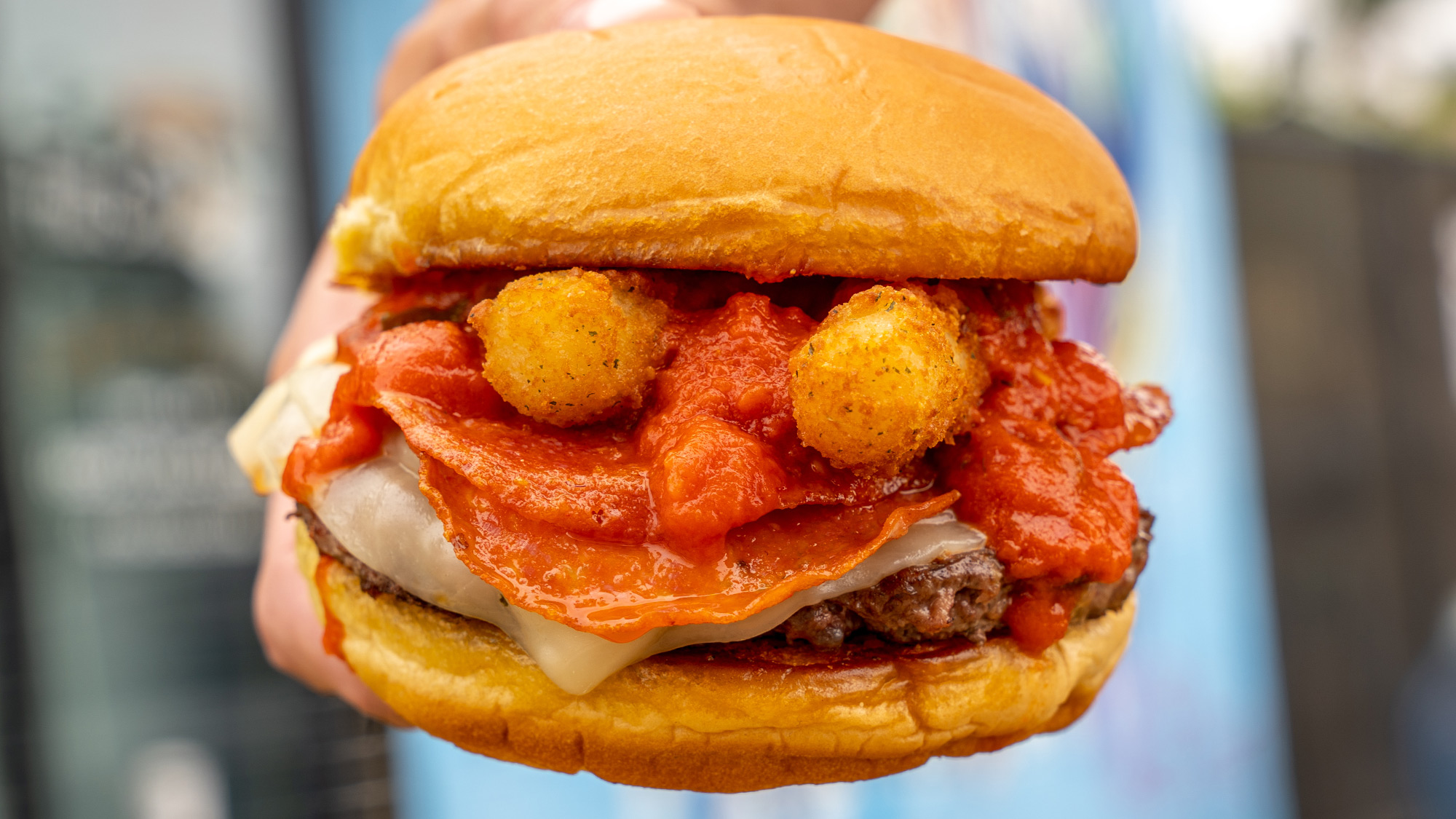 Pepperoni Pizza Double Smash