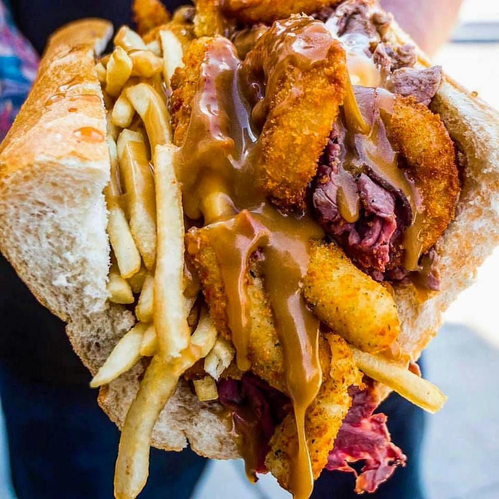 a pile of fries