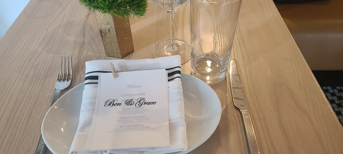 Wedding Menu