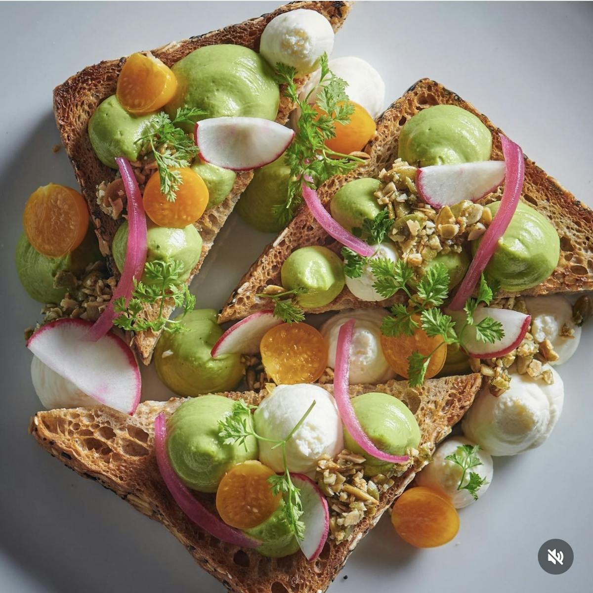 food on a table