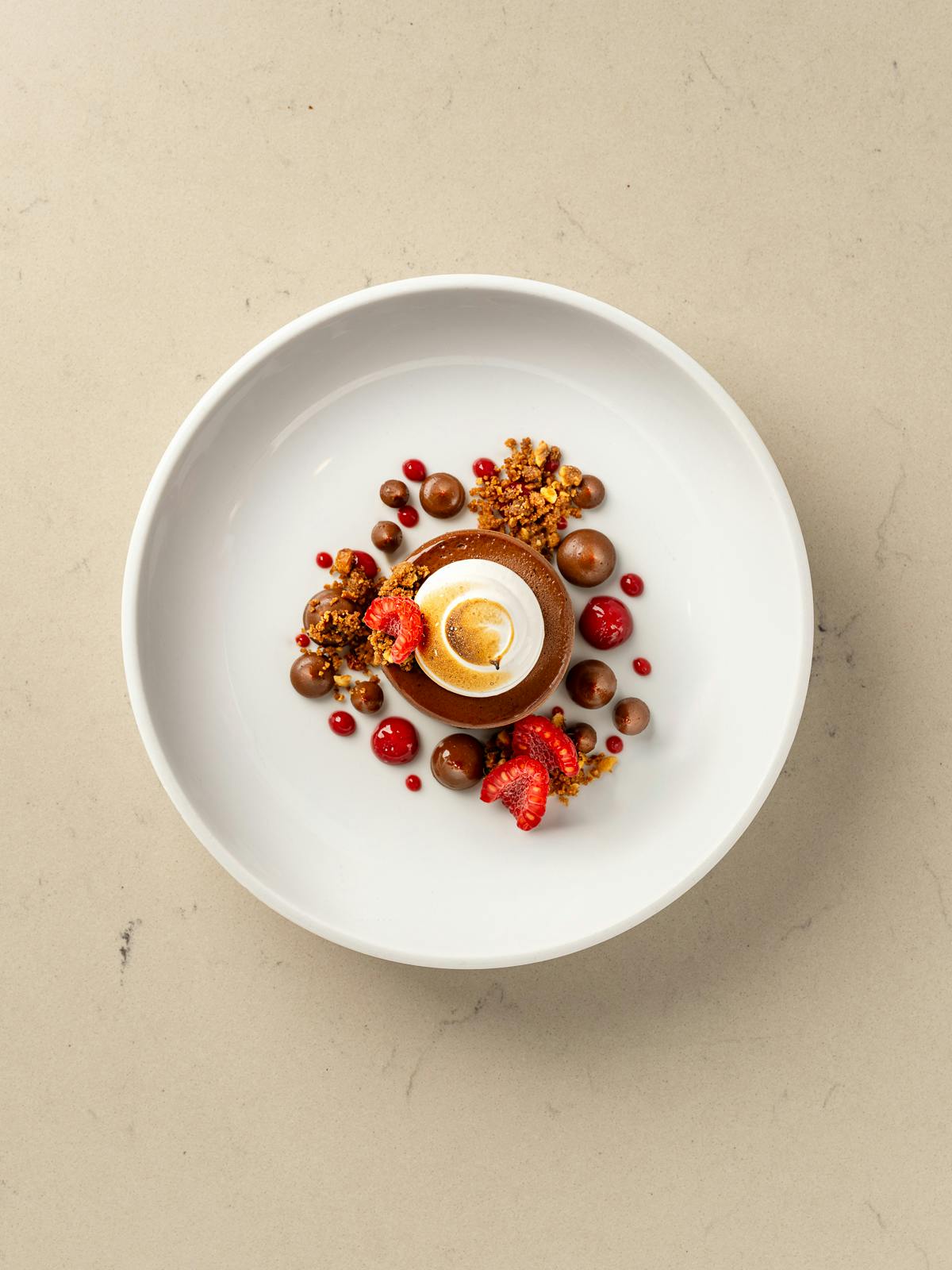 a bowl of food on a plate