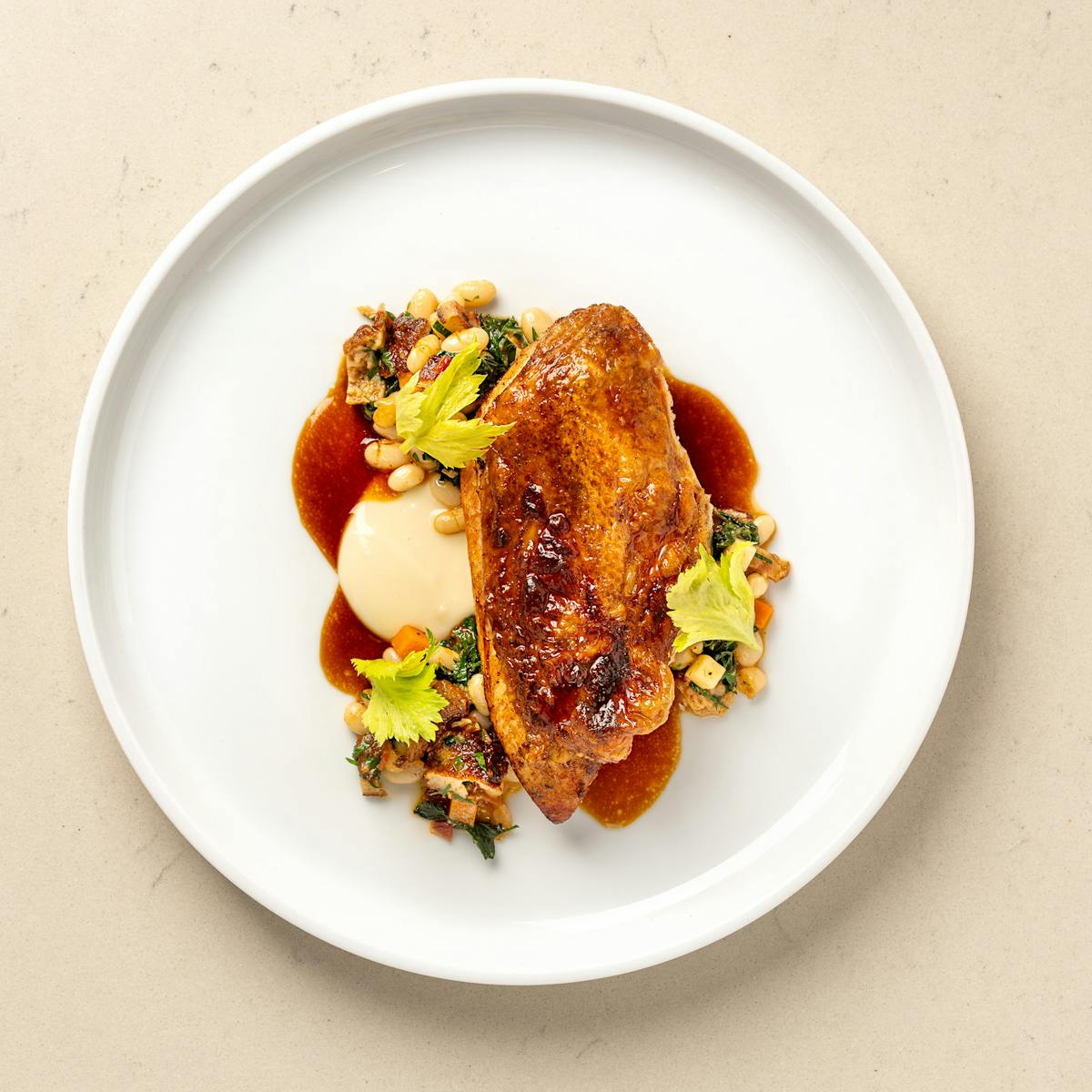 a plate of food with broccoli