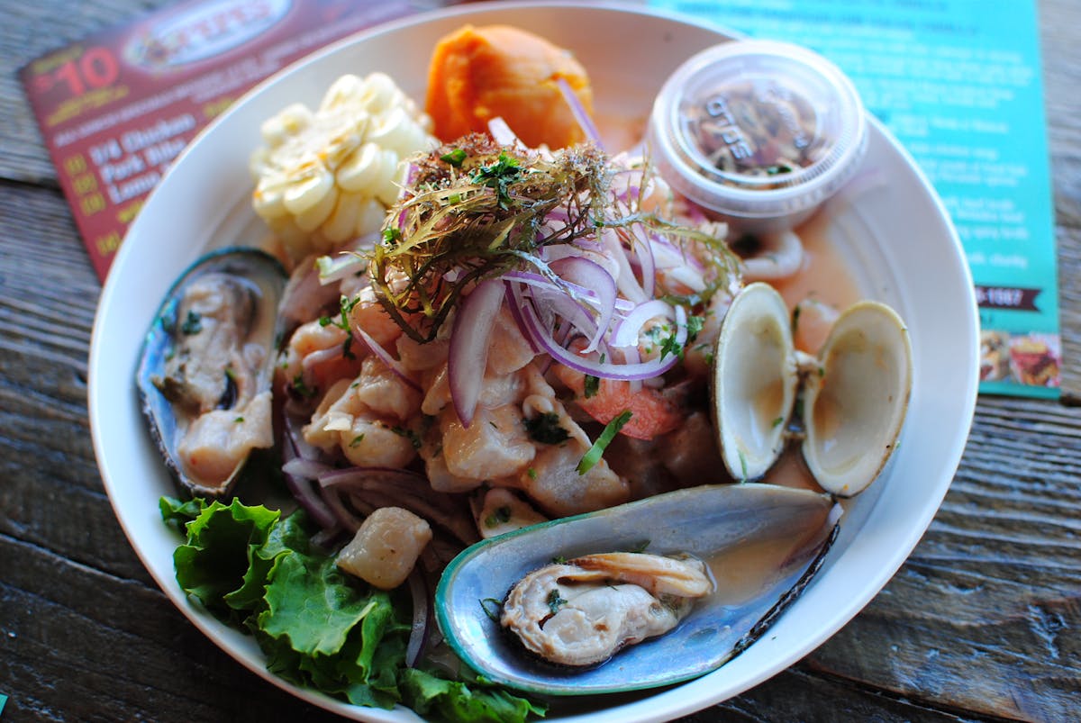 a bowl of food on a plate