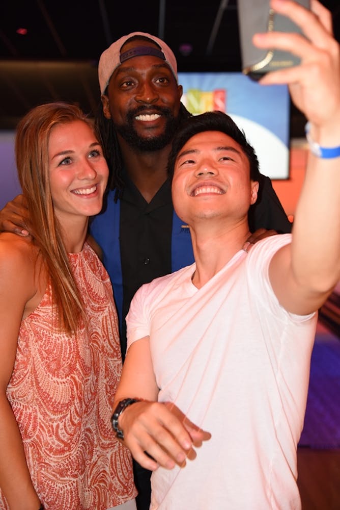 Charles Tillman et al. posing for the camera