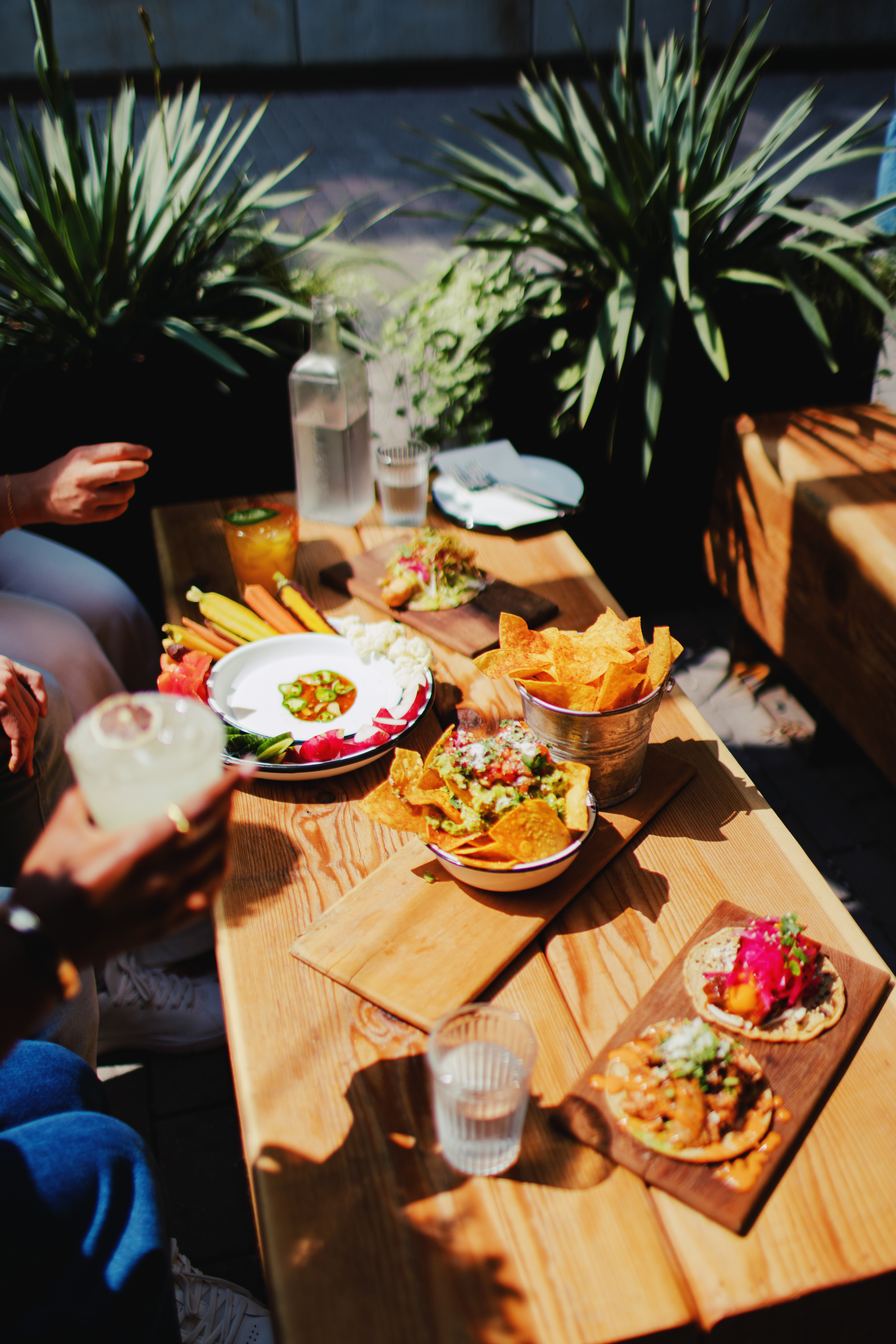 Tacos, nachos, and margaritas at Dos Santos