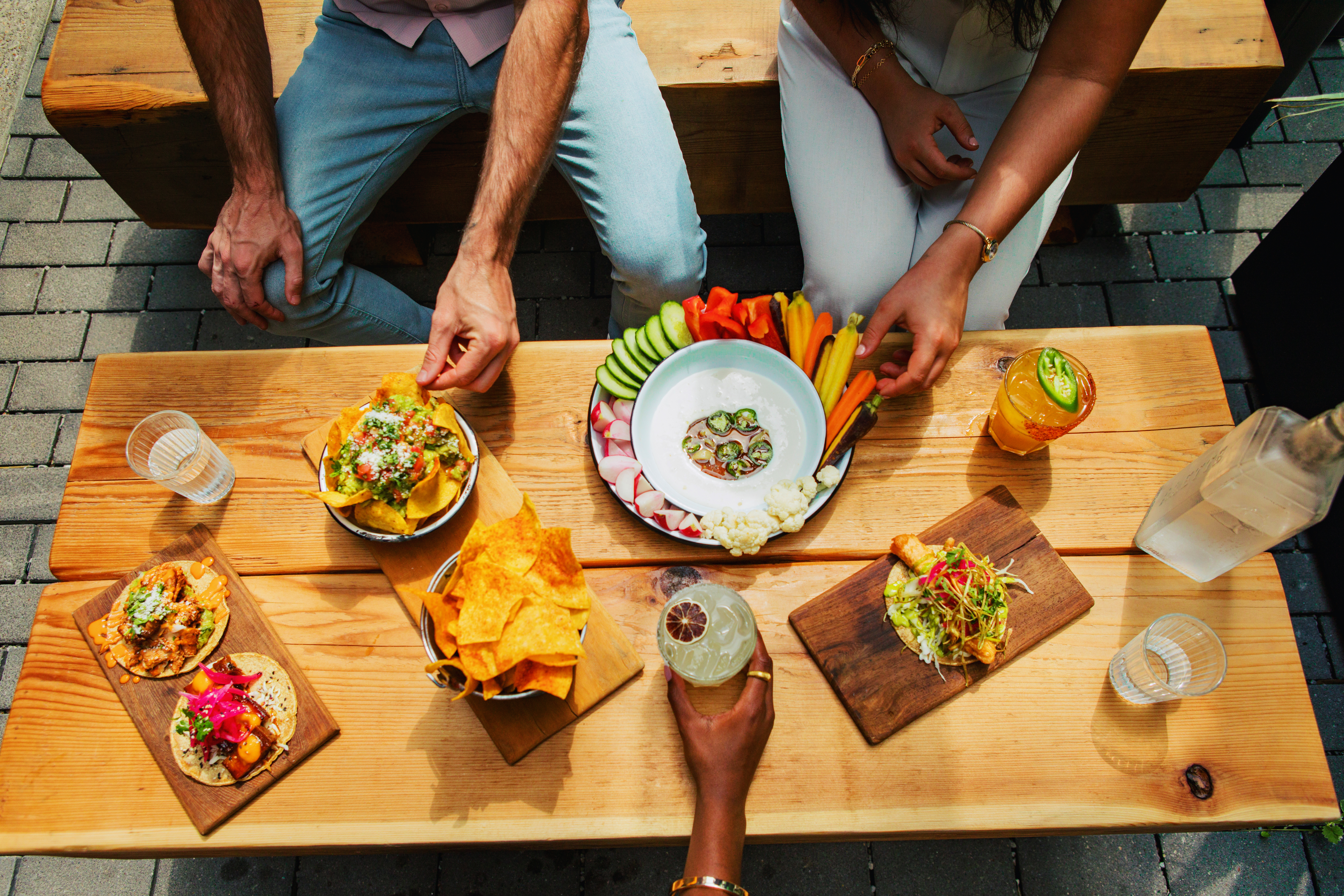 Brunch tacos and margaritas at Dos Santos Nashville