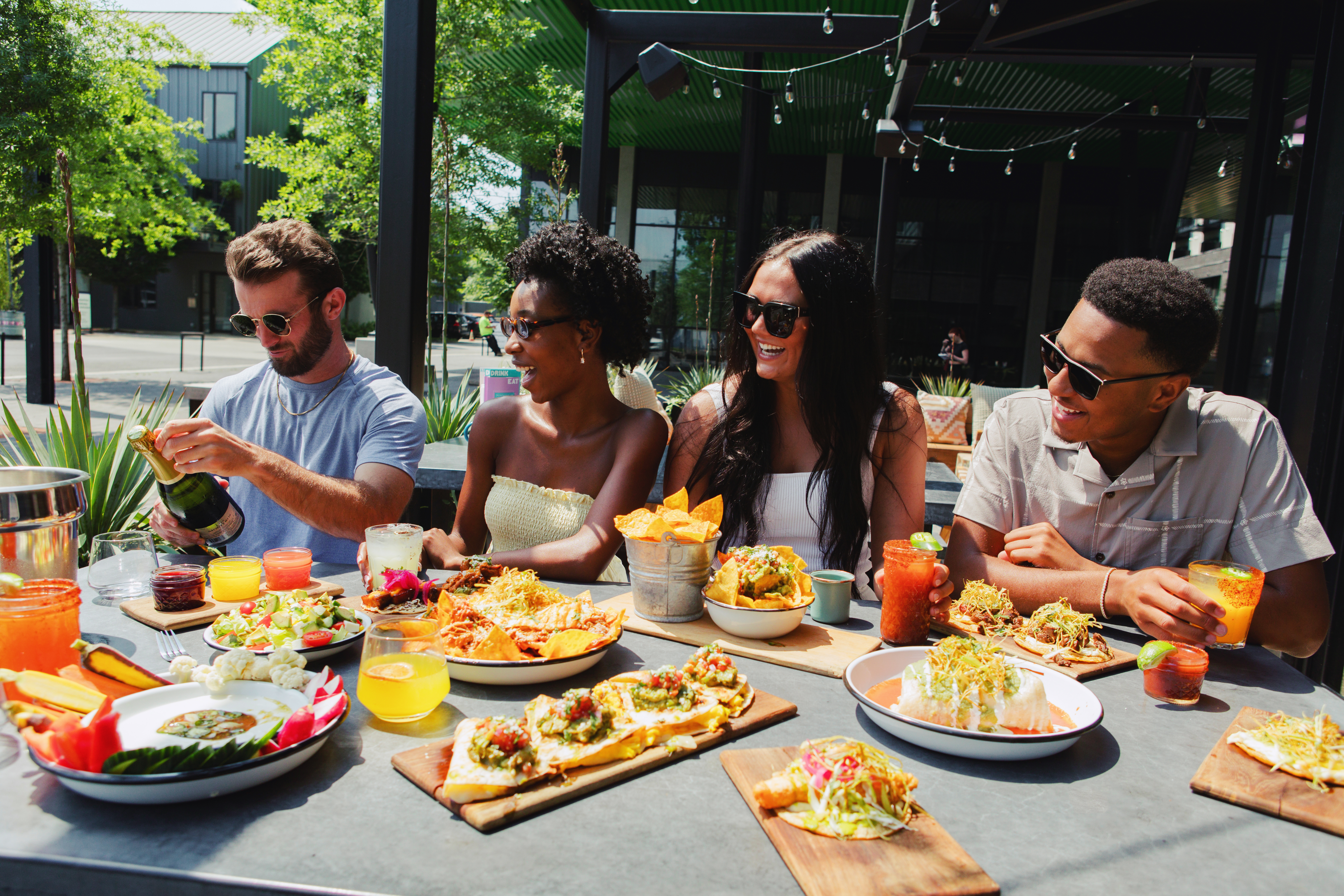 Brunch tacos and margaritas at Dos Santos Castle Rock
