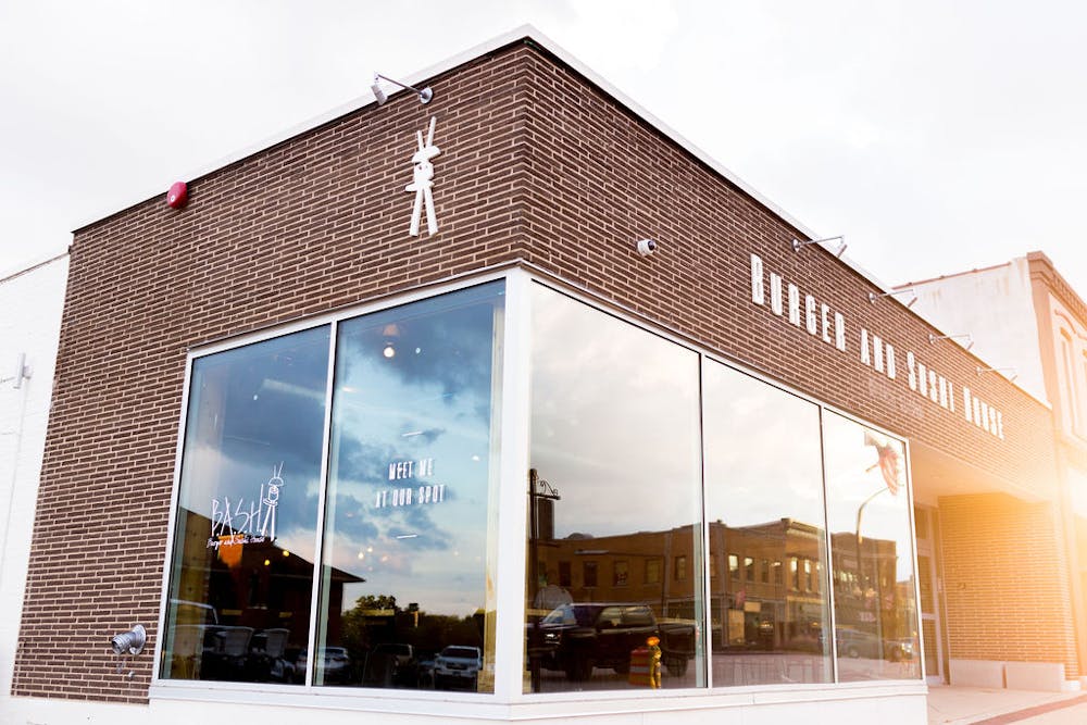 a large brick building