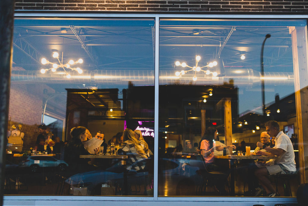 a store inside of a building